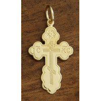 St. Olga 14kt Gold Cross