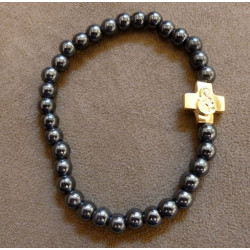 Hematite Bead Prayer Bracelet