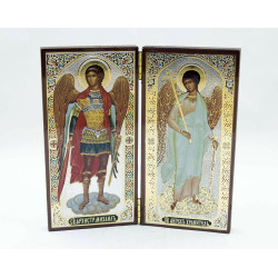 Diptych Archangel Michael/Guardian Angel - Складень диптих Архангел Михаил/Ангел Хранитель