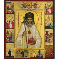 St. John of SF Icon on wood - 13 L
