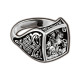 Great Martyr George Silver Ring