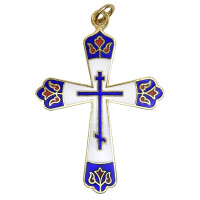 Enamel Orthodox Cross