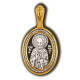 St. Nicholas the Wonderworker Silver/24K pendant