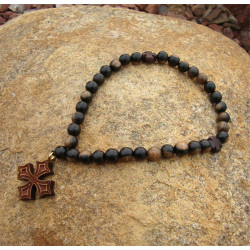 Tiger Ebony 33 Bead Prayer Rope